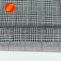 Amostra grátis de alta qualidade no atacado Jacquard Uniform Big Check Design Fabric em tecido e tecidos para roupas